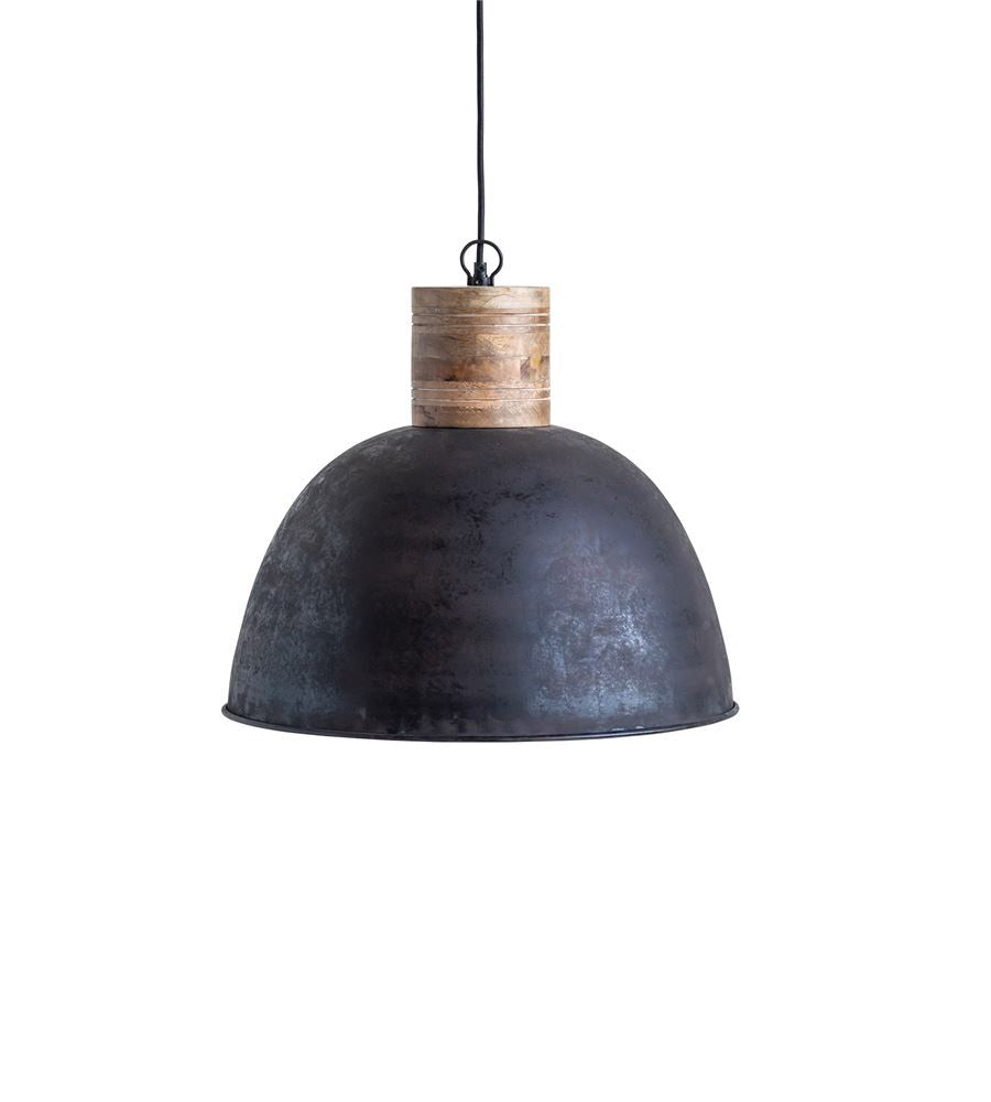 Black and Wood Pendant Light – Bungalow Home Outlet